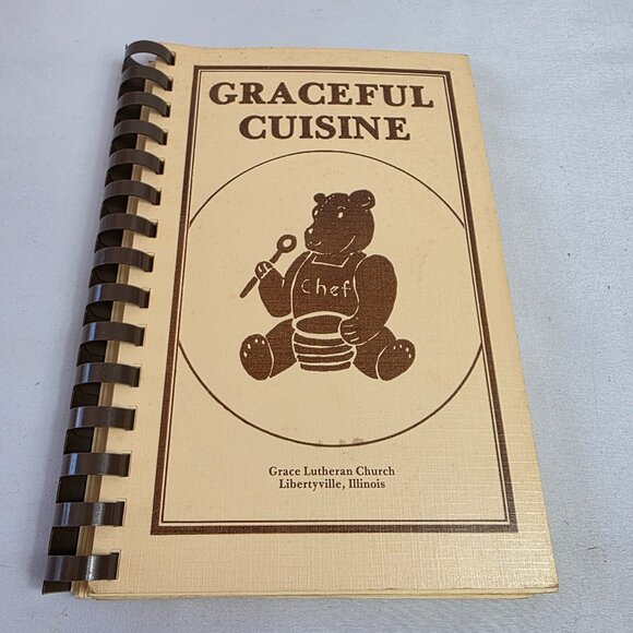 Vintage Church Cookbook Libertyville Illinois Grace Lutheran Church - Picture 1 of 14
